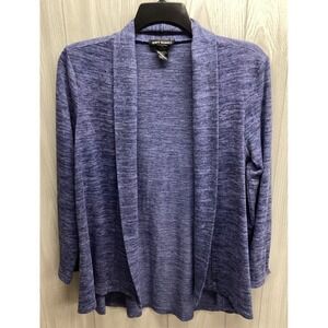 SOFT WORKS Women's (Size L) Long Sleeve Open Front Cardigan Sweater Stretch